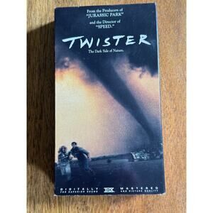 Twister VHS 1996 Storm Disaster Movie THX Warner Bros